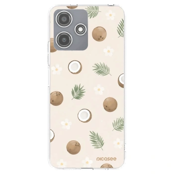 Picasee silikonový průhledný obal pro Xiaomi Redmi 12 5G - Coconut Breeze
