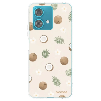 Picasee silikonový průhledný obal pro Motorola Edge 40 Neo - Coconut Breeze