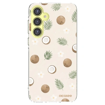 Picasee silikonový průhledný obal pro Samsung Galaxy A35 5G A356B - Coconut Breeze