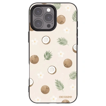 Picasee silikonový černý obal pro Apple iPhone 16 Pro Max - Coconut Breeze