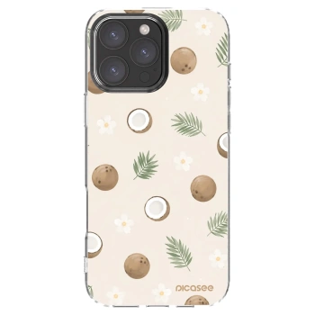 Picasee silikonový průhledný obal pro Apple iPhone 16 Pro Max - Coconut Breeze