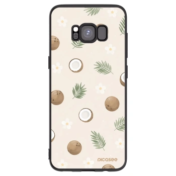 Picasee silikonový černý obal pro Samsung Galaxy S8 G950F - Coconut Breeze