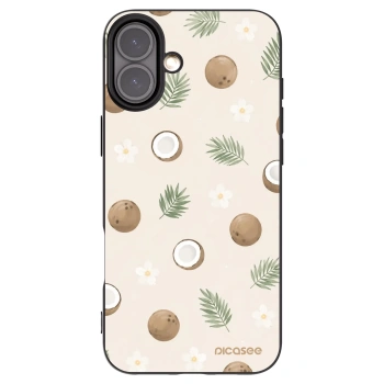 Picasee silikonový černý obal pro Apple iPhone 16 Plus - Coconut Breeze