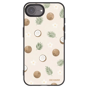 Picasee silikonový černý obal pro Apple iPhone 16e - Coconut Breeze