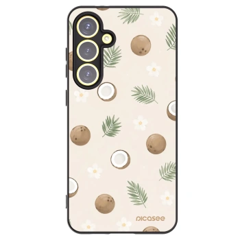 Picasee silikonový černý obal pro Samsung Galaxy S24 FE S721B - Coconut Breeze