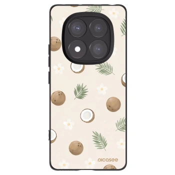 Picasee silikonový černý obal pro Xiaomi Redmi Note 14 Pro 5G - Coconut Breeze