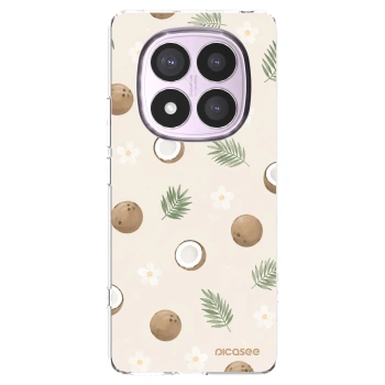 Picasee silikonový průhledný obal pro Xiaomi Redmi Note 14 Pro 5G - Coconut Breeze