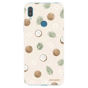 Picasee silikonový průhledný obal pro Huawei Y7 2019 - Coconut Breeze