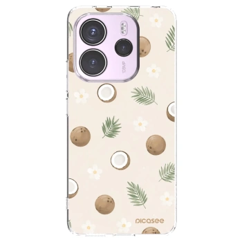 Picasee silikonový průhledný obal pro Xiaomi Redmi Note 14 4G - Coconut Breeze