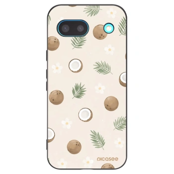 Picasee silikonový černý obal pro Google Pixel 8a - Coconut Breeze