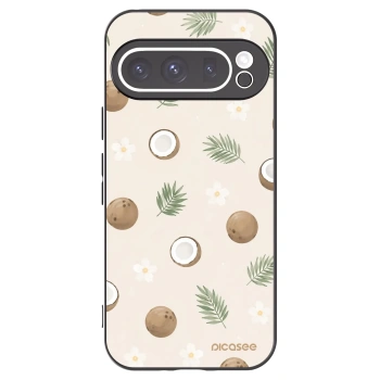Picasee silikonový černý obal pro Google Pixel 9 Pro - Coconut Breeze