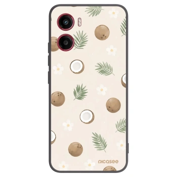 Picasee silikonový černý obal pro Motorola Moto G05 - Coconut Breeze