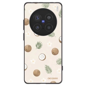 Picasee silikonový černý obal pro Vivo X200 Pro - Coconut Breeze
