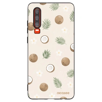 Picasee silikonový černý obal pro Huawei P30 - Coconut Breeze