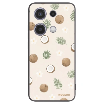 Picasee silikonový černý obal pro Xiaomi Redmi Note 14S - Coconut Breeze