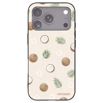 Picasee silikonový černý obal pro Apple iPhone 17 Pro - Coconut Breeze