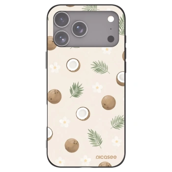 Picasee silikonový černý obal pro Apple iPhone 17 Pro Max - Coconut Breeze