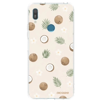 Picasee silikonový průhledný obal pro Huawei Y6 2019 - Coconut Breeze