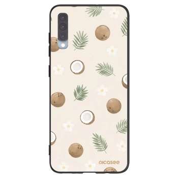 Picasee silikonový černý obal pro Samsung Galaxy A70 A705F - Coconut Breeze