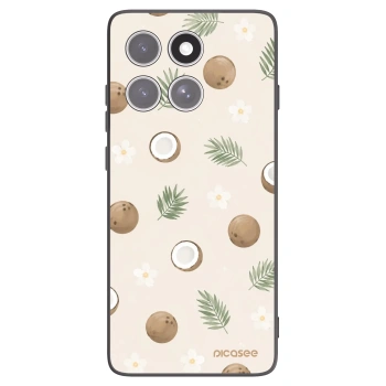 Picasee silikonový černý obal pro Motorola Edge 60 Fusion - Coconut Breeze