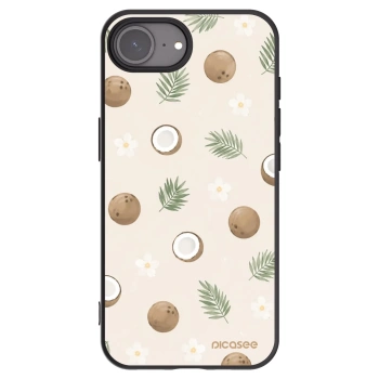 Picasee silikonový černý obal pro Apple iPhone 17e - Coconut Breeze