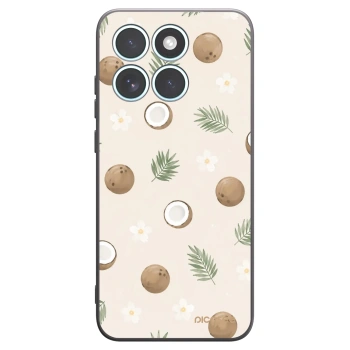 Picasee silikonový černý obal pro Motorola Edge 70 Fusion - Coconut Breeze