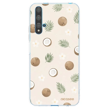 Picasee silikonový průhledný obal pro Huawei Nova 5T - Coconut Breeze