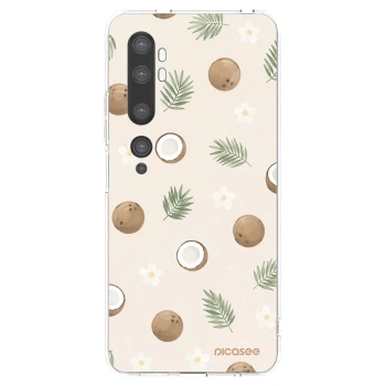 Picasee silikonový průhledný obal pro Xiaomi Mi Note 10 (Pro) - Coconut Breeze
