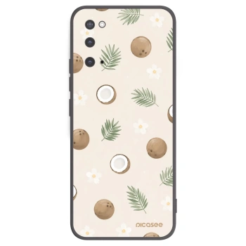 Picasee silikonový černý obal pro Samsung Galaxy S20 G980F - Coconut Breeze