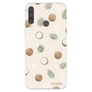 Picasee silikonový průhledný obal pro Huawei P40 Lite E - Coconut Breeze