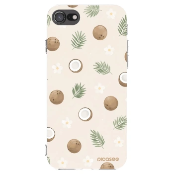 Picasee silikonový průhledný obal pro Apple iPhone SE 2020 - Coconut Breeze