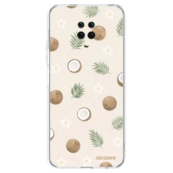 Picasee silikonový průhledný obal pro Xiaomi Redmi Note 9 Pro - Coconut Breeze