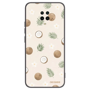 Picasee silikonový černý obal pro Xiaomi Redmi Note 9 Pro - Coconut Breeze