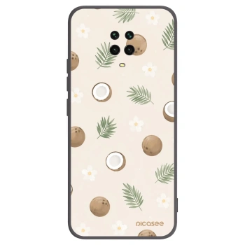 Picasee silikonový černý obal pro Xiaomi Redmi Note 9S - Coconut Breeze
