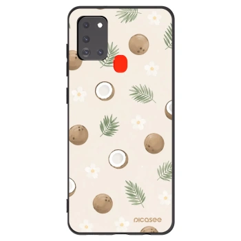 Picasee silikonový černý obal pro Samsung Galaxy A21s - Coconut Breeze