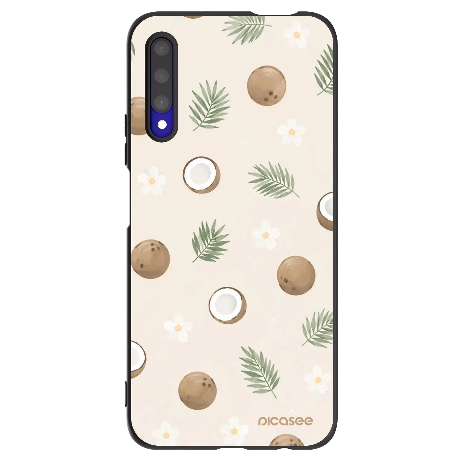 Picasee silikonový černý obal pro Honor 9X Pro - Coconut Breeze
