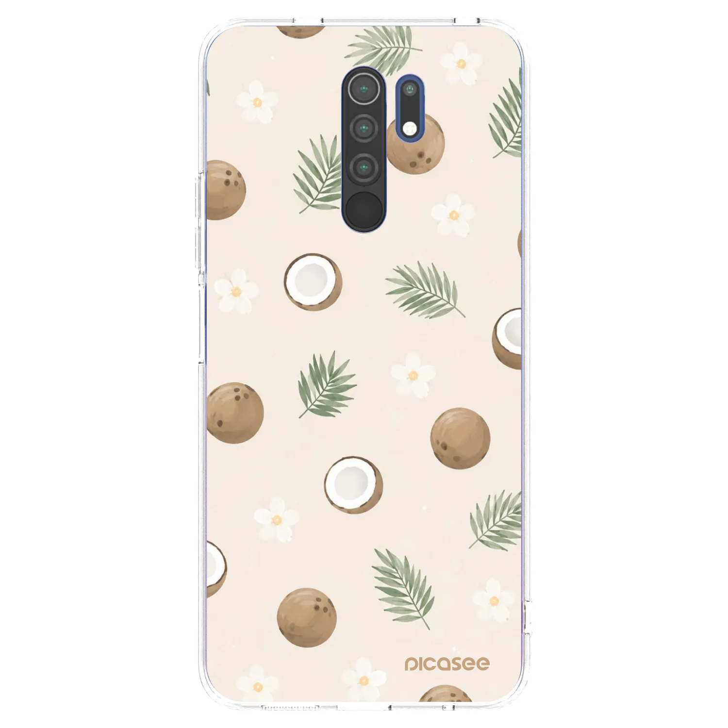 Picasee silikonový průhledný obal pro Xiaomi Redmi 9 - Coconut Breeze