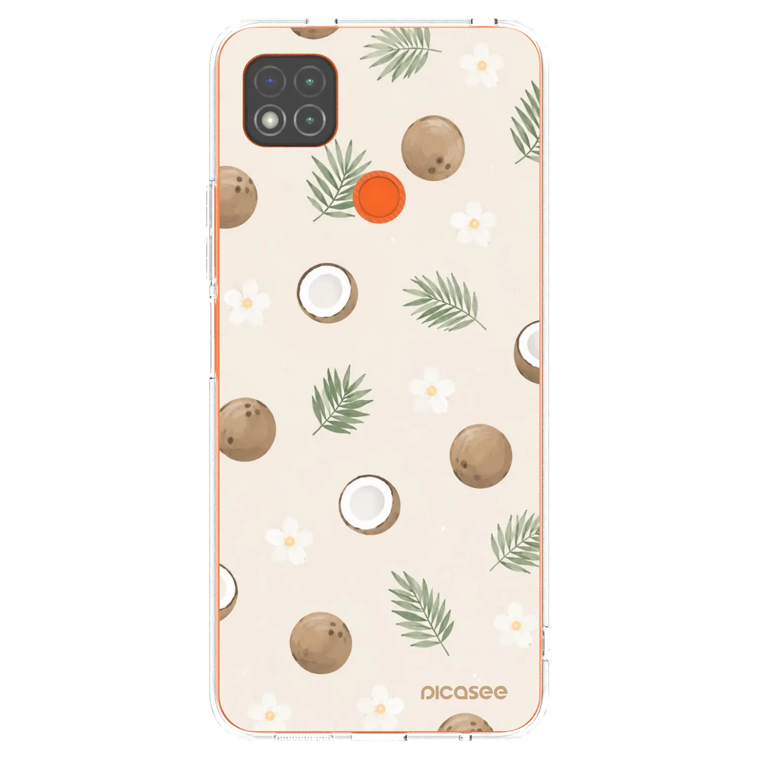 Picasee silikonový průhledný obal pro Xiaomi Redmi 9C - Coconut Breeze