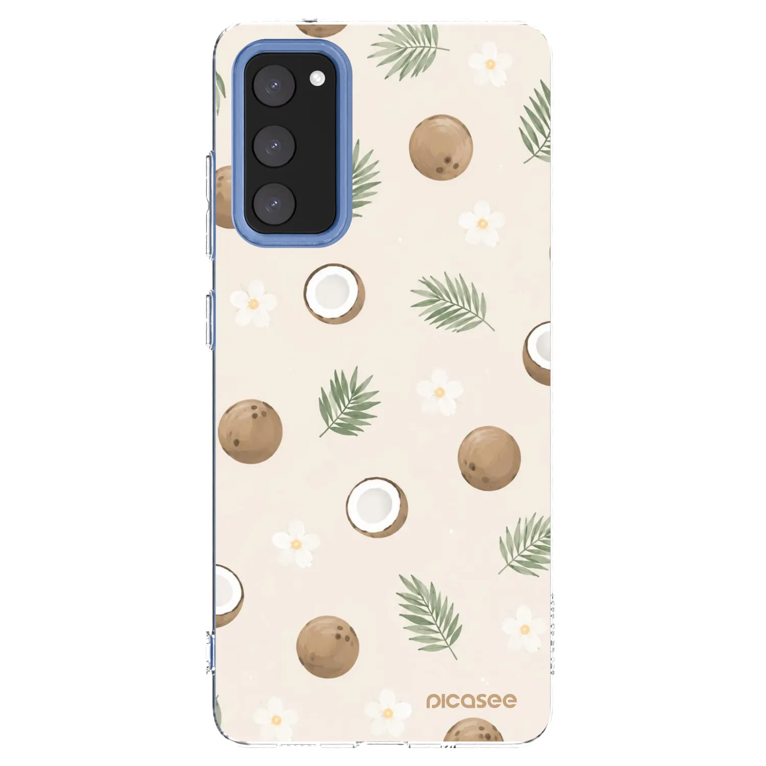 Picasee silikonový průhledný obal pro Samsung Galaxy S20 FE - Coconut Breeze