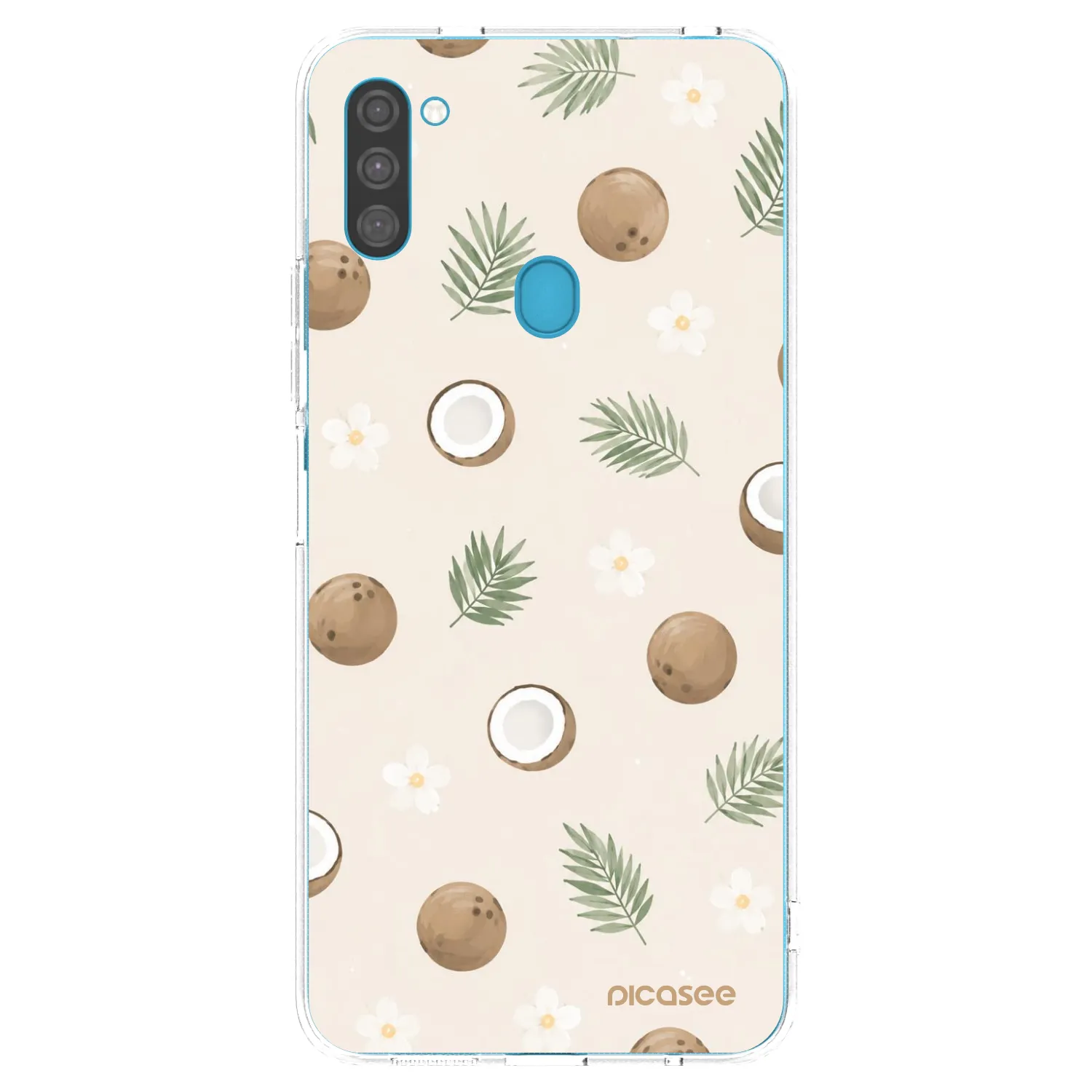 Picasee silikonový průhledný obal pro Samsung Galaxy M11 - Coconut Breeze