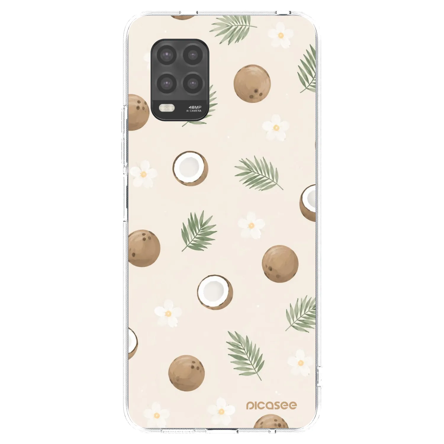 Picasee silikonový průhledný obal pro Xiaomi Mi 10 Lite - Coconut Breeze