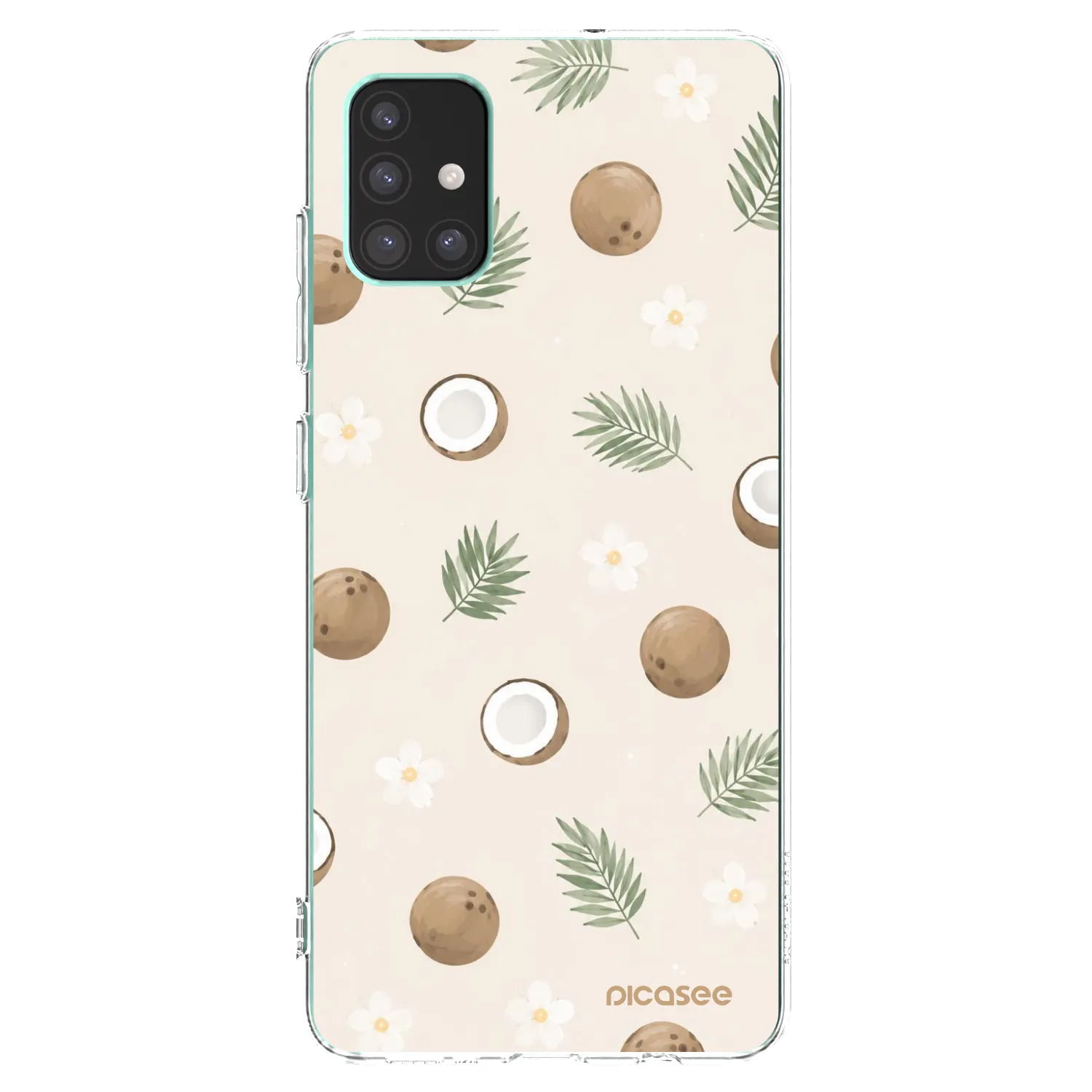 Picasee silikonový průhledný obal pro Samsung Galaxy M51 M515F - Coconut Breeze