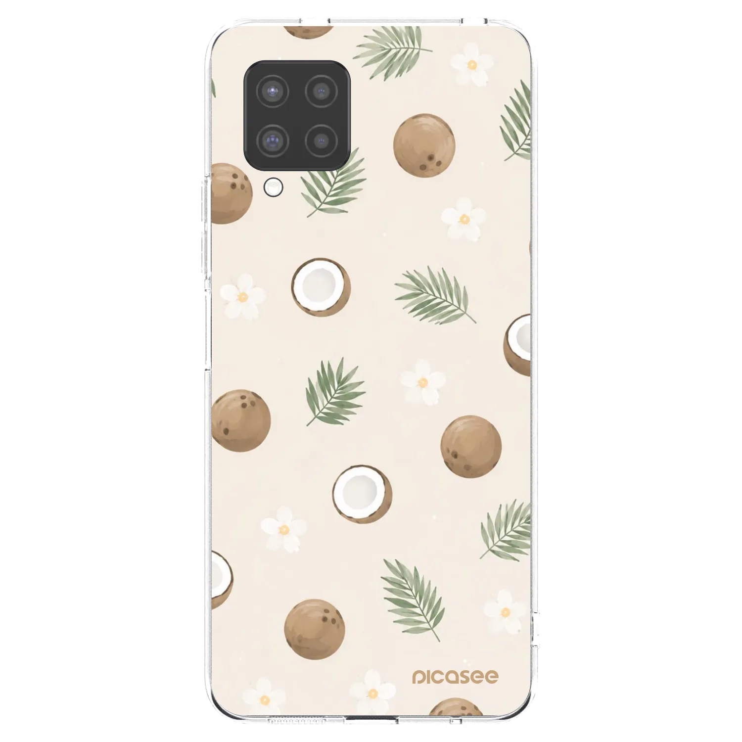 Picasee silikonový průhledný obal pro Samsung Galaxy A42 A426B - Coconut Breeze