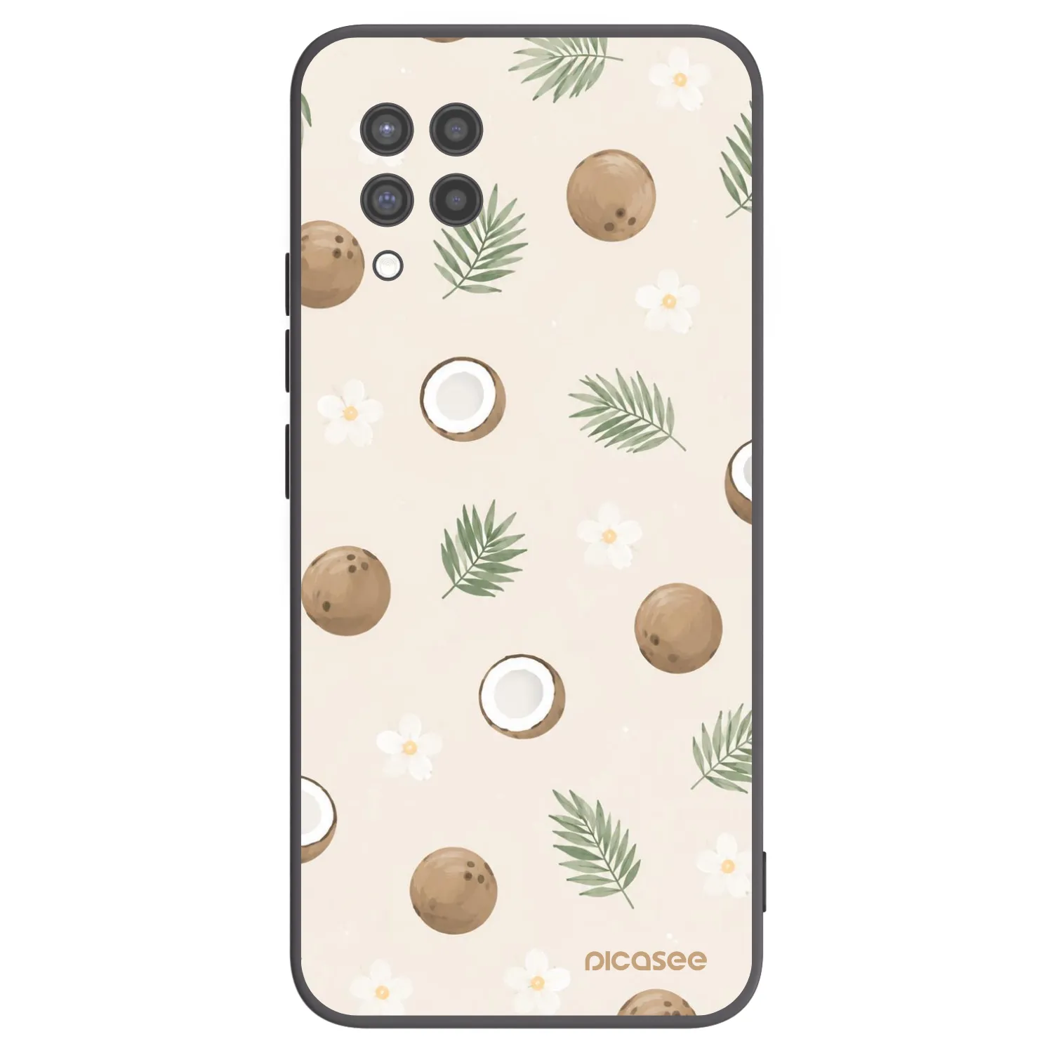 Picasee silikonový černý obal pro Samsung Galaxy A42 A426B - Coconut Breeze