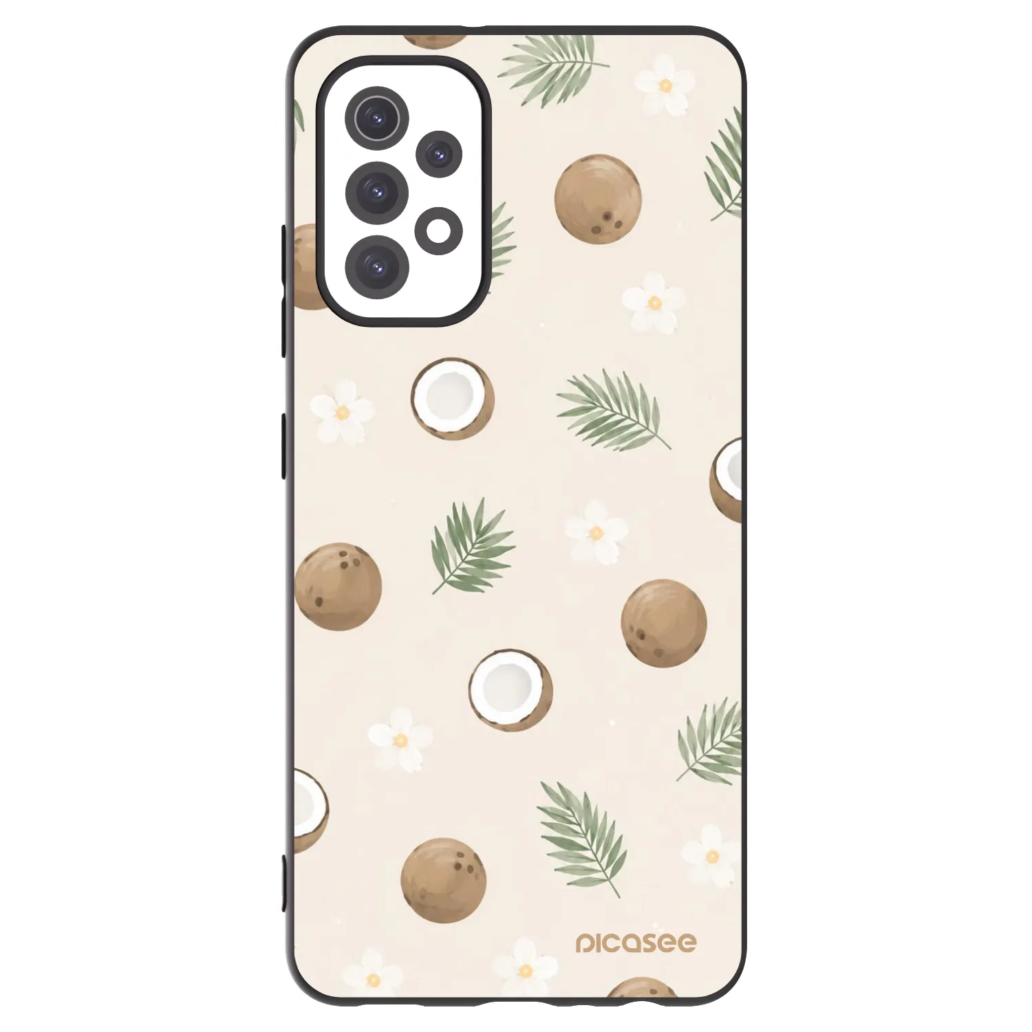 Picasee silikonový černý obal pro Samsung Galaxy A32 5G A326B - Coconut Breeze