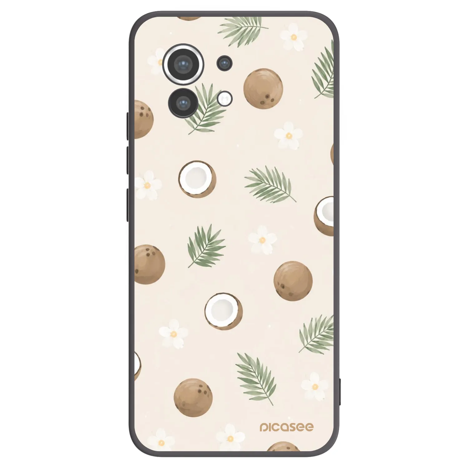 Picasee silikonový černý obal pro Xiaomi Mi 11 - Coconut Breeze