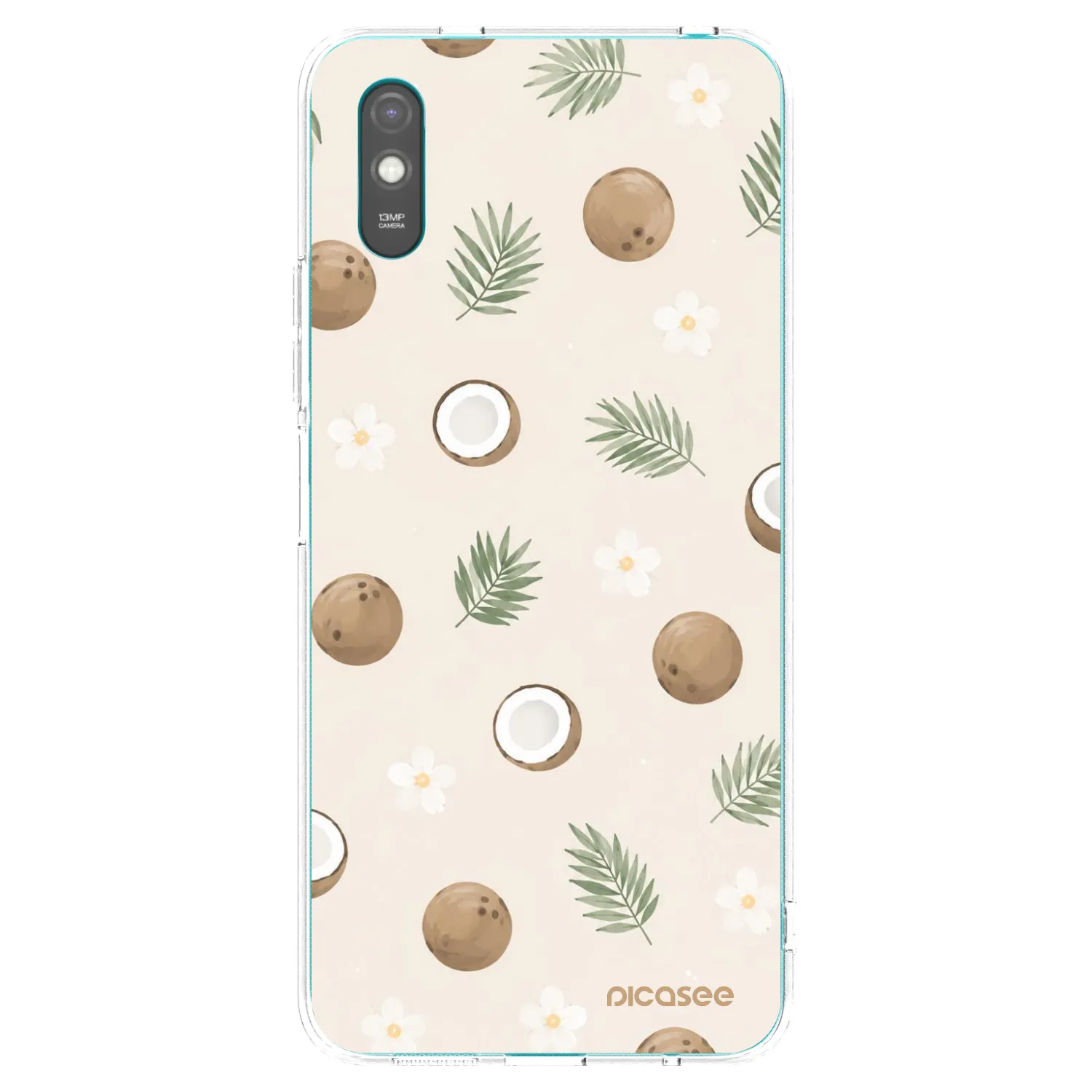 Picasee silikonový průhledný obal pro Xiaomi Redmi 9AT - Coconut Breeze