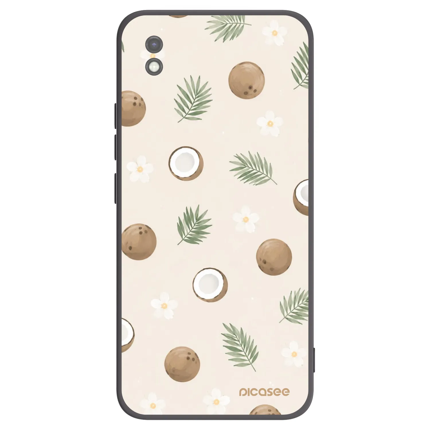 Picasee silikonový černý obal pro Xiaomi Redmi 9AT - Coconut Breeze