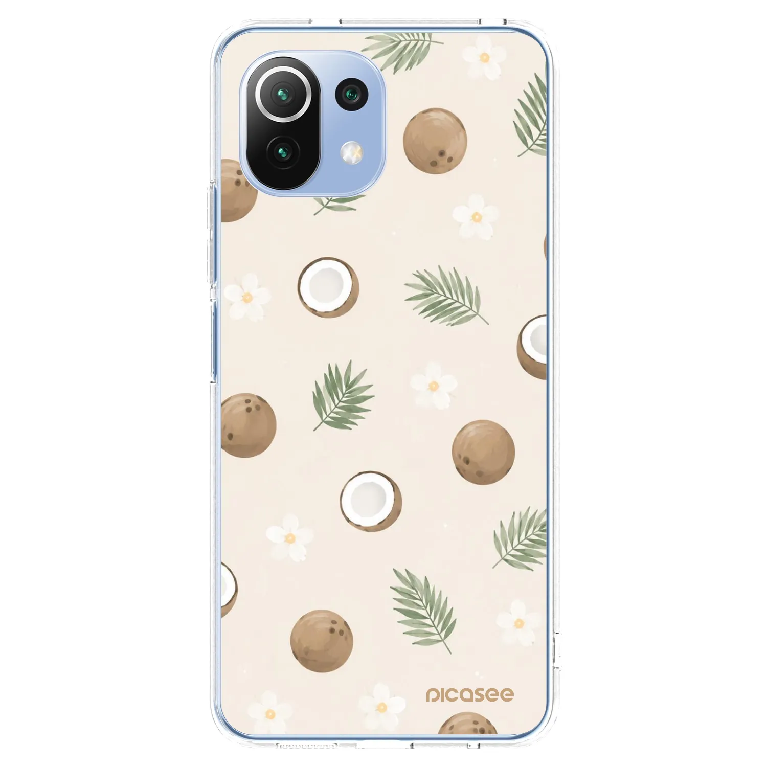 Picasee silikonový průhledný obal pro Xiaomi Mi 11 Lite - Coconut Breeze