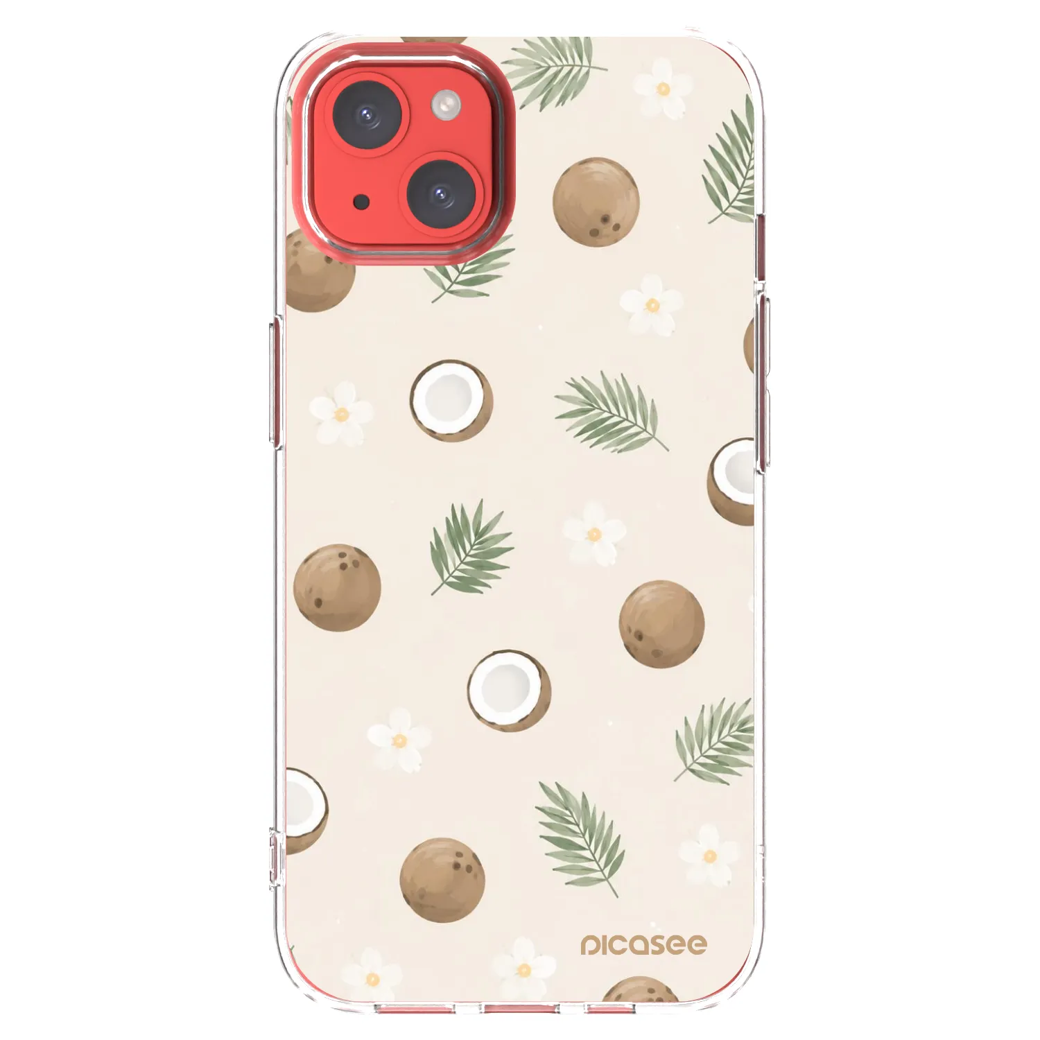 Picasee silikonový průhledný obal pro Apple iPhone 13 - Coconut Breeze